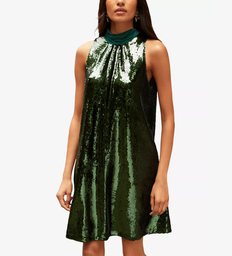 Freya Halterneck Sequin Mini Dress