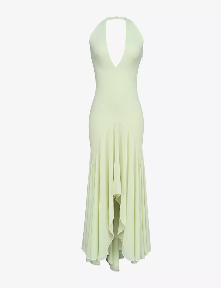 Tamara Halterneck Woven Maxi Dress